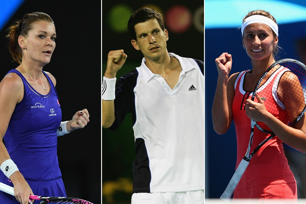 Agnieszka Radwanska, Tim Henman and Gisela Dulko United Cup team captains