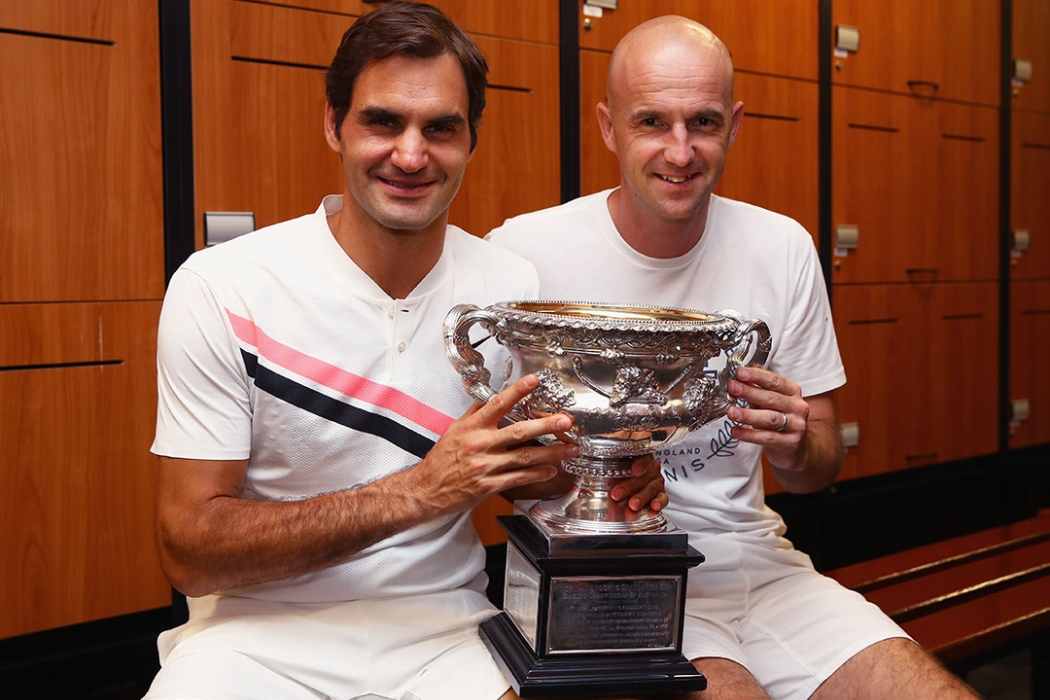 Roger Federer coached by Ivan Ljubicic