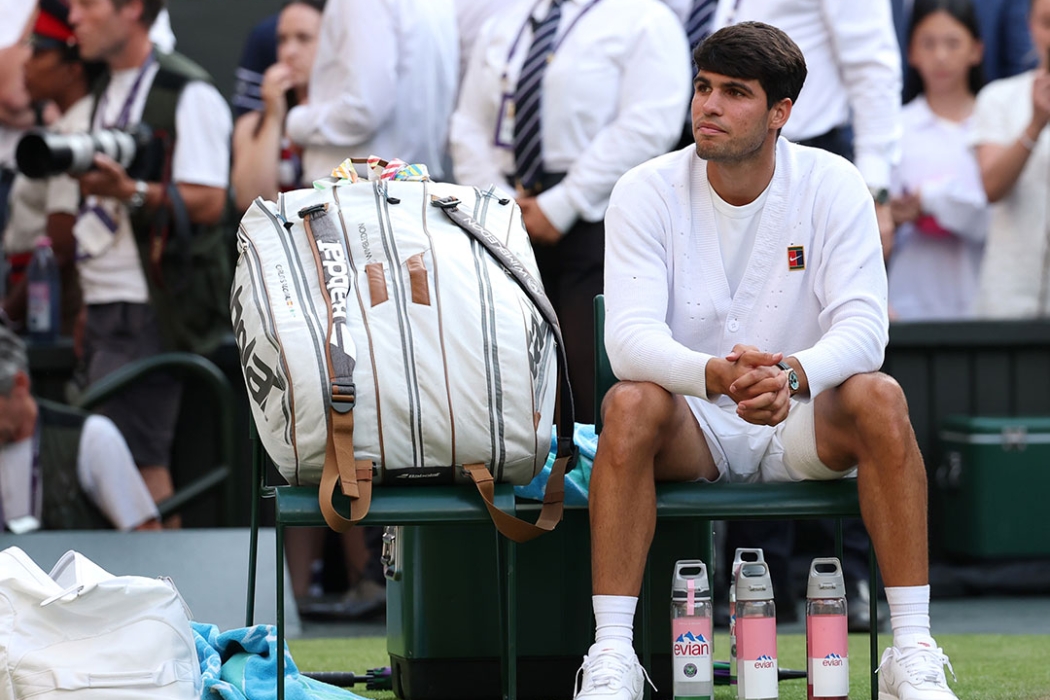 Carlos Alcaraz lost the first Grand Slam final of his career at Wimbledon in 2025