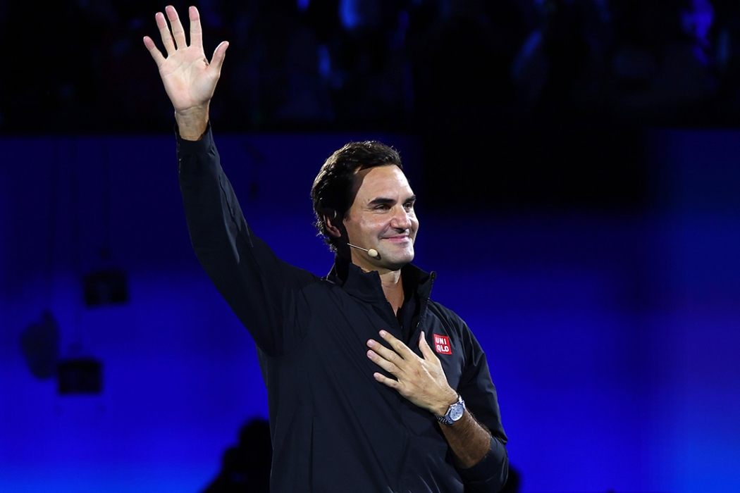 Roger Federer at the AO Opening Ceremony