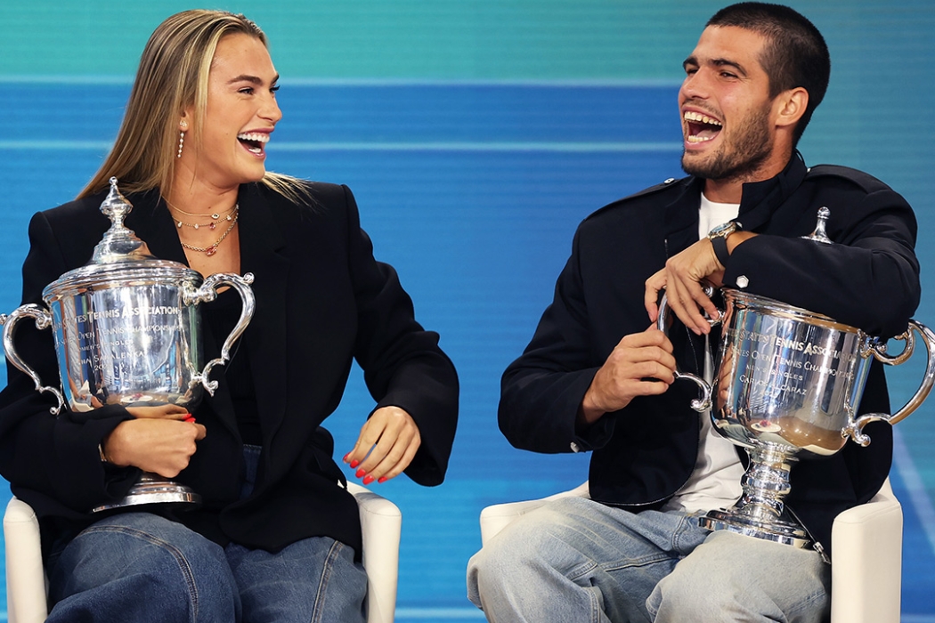 World No.1s and reigning US Open champions Aryna Sabalenka and Carlos Alcaraz