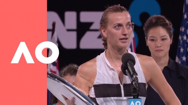 Petra Kvitova's emotional speech 