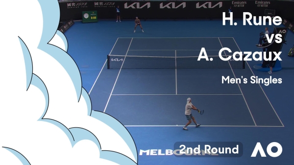 Holger Rune v Arthur Cazaux Highlights | Australian Open 2024 Second Round