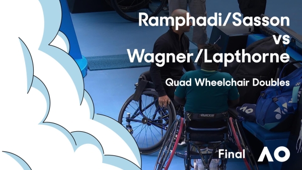 Donald Ramphadi Guy Sasson v David Wagner Andy Lapthorne Highlights | Australian Open 2024 Final