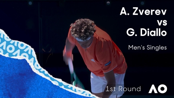 Alexander Zverev v Gabriel Diallo Highlights | Australian Open 2026 First Round
