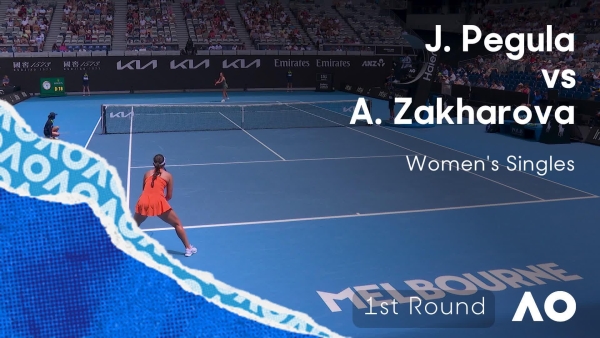 Jessica Pegula v Anastasia Zakharova Highlights | Australian Open 2026 First Round
