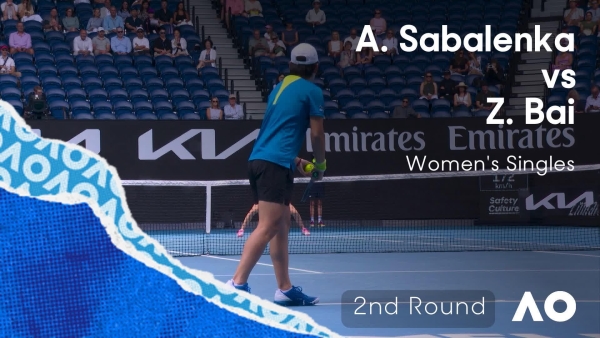 Aryna Sabalenka v Zhuoxuan Bai Highlights | Australian Open 2026 Second Round
