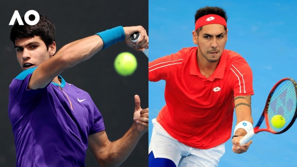 Carlos Alcaraz vs Alejandro Tabilo Match Highlights (1R) | Australian Open 2022