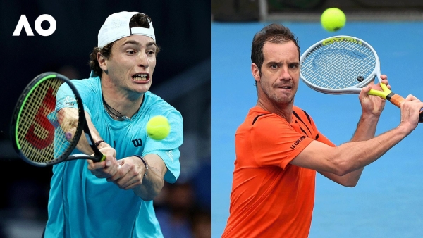 Ugo Humbert vs Richard Gasquet Match Highlights (1R) | Australian Open 2022