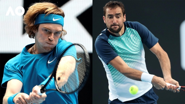 Andrey Rublev vs Marin Cilic Match Highlights (3R) | Australian Open 2022