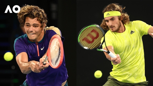 Taylor Fritz vs Stefanos Tsitsipas Match Highlights (4R) | Australian Open 2022