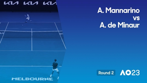Adrian Mannarino v Alex de Minaur Highlights (2R) | Australian Open 2023