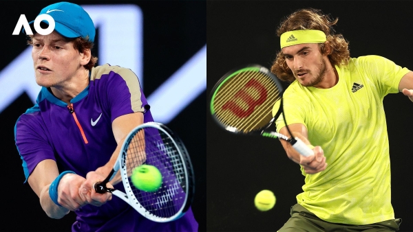 Jannik Sinner vs Stefanos Tsitsipas Match Highlights (QF) | Australian Open 2022