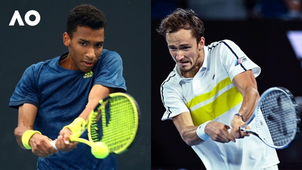 Felix Auger-Aliassime vs Daniil Medvedev Match Highlights (QF) | Australian Open 2022