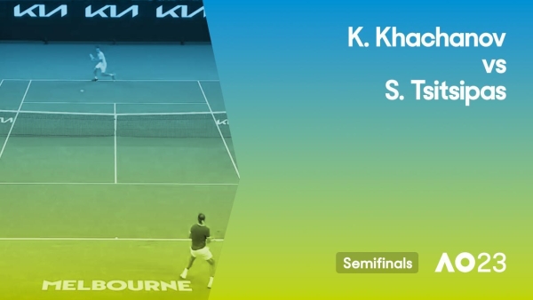 Karen Khachanov v Stefanos Tsitsipas Highlights (SF) | Australian Open 2023